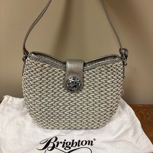 Brighton Straw/Leather Handbag